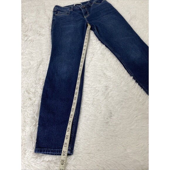 Abercrombie and Fitch The Skinny High Rise Jeans Womens Size 27 Dark Wash 4R - Picture 10 of 13